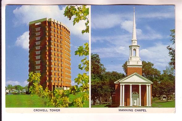 Twoview, Crowell Tower, Manning Chapel, Acadia University, Wolfville, Nova Sc...