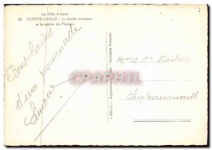 Modern Postcard The Cote d & # 39Azur Monte Carlo Garden Extoique And Le Roch...