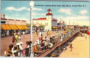 Postcard SHOPS SCENE Ocean City New Jersey NJ AL0119