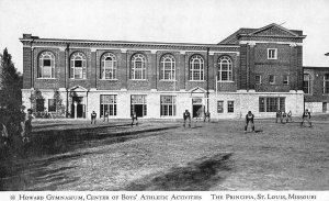 Howard Gymnasium, The Principia, St. Louis, MO Athletics c1940s Vintage Postcard