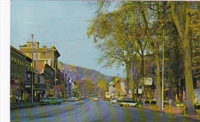 Pennsylvania Franklin Main Street Business District 1963