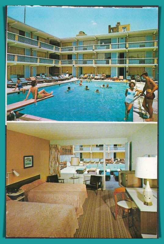 New Jersey, Atlantic City - Burgundy Motel - [NJ-234]