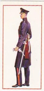 Carreras Vintage Cigarette Card Military Uniforms 1976 No 38 Officer 1914 Gre...