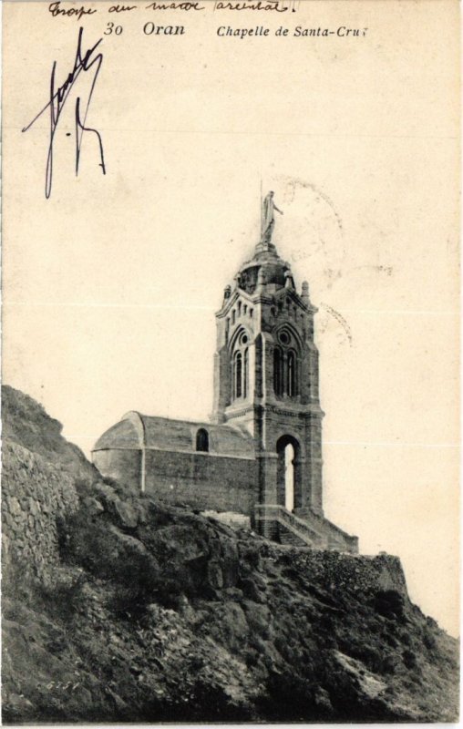 CPA AK ORAN Chapelle de Santa-Cruz ALGERIE (1189927)