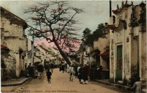 CPA AK VIETNAM Tonkin - HANOI - Rue des Pavillons Noirs (321514)