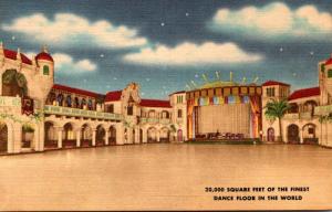 Illinois Chicago Aragon Ballroom Interior View Curteich