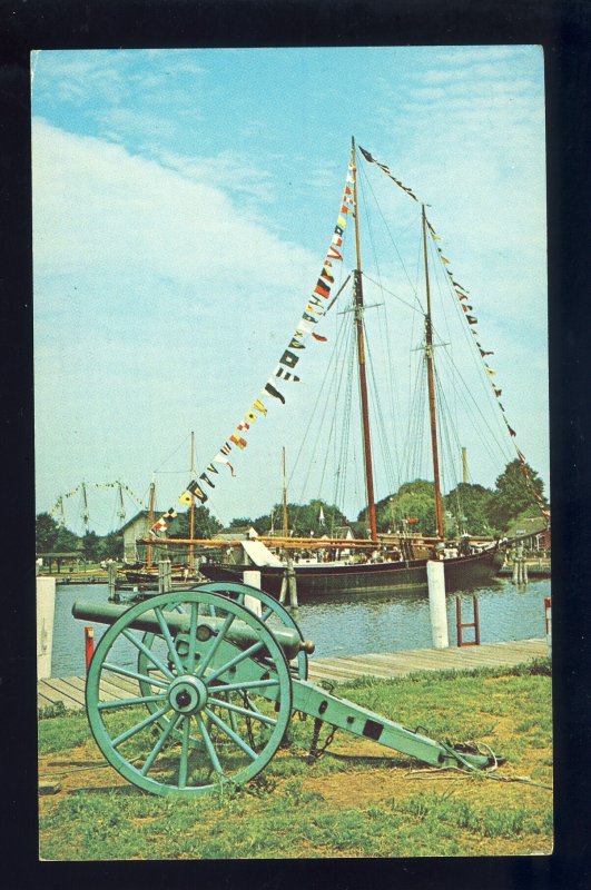 Mystic, Connecticut/CT Postcard, Fishing Schooner L..A.. Dutton Of Boston