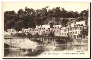 Old Postcard The Chateaulin Alder and Mont du Chateau