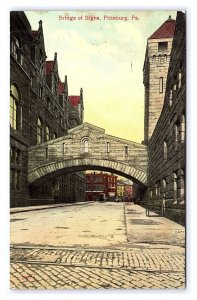 Bridge Of Sighs Pittsburg Pa. Pennsylvania Postcard