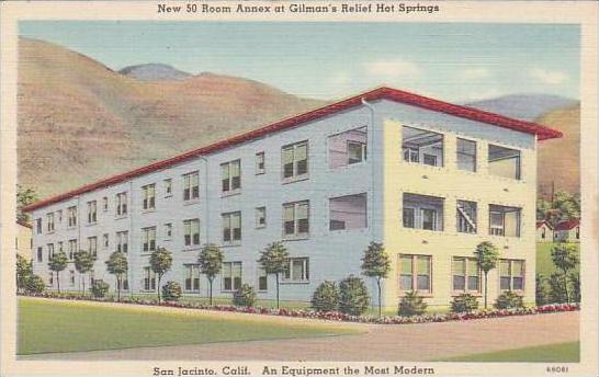 California San Jacinto New 50 Room Annex At Gilmans Relief Hot Springs