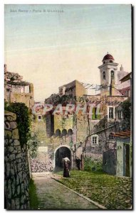 Postcard Old San Remo Porta S Giuzeppe