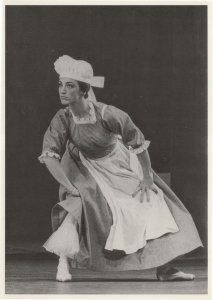 Monica Mason as Webster in A Wedding Bouquet Royal Opera House Ballet Postcard