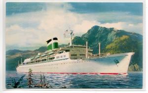 Santa Rosa Paula Grace Line Caribbean Cruise Liner Ships postcard 