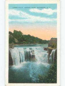 W-Border WATERFALL SCENE Rochester New York NY E4588