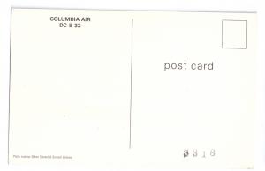 Columbia  Air DC-9-32 Vintage Postcard