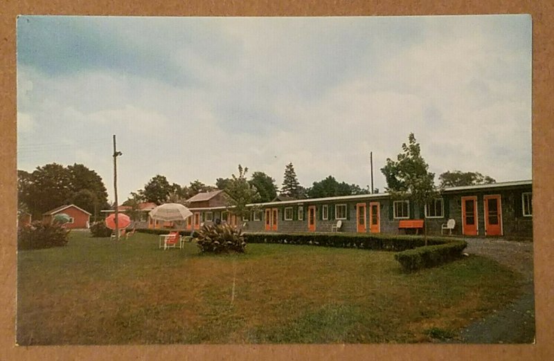 Sunset Hill Motel, Navarino, New York Postcard