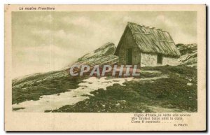 Old Postcard Le nostre Frontiere Italy