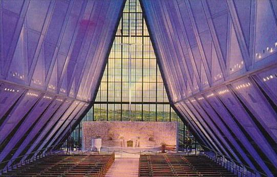 U S Air Force Academy Protestant Cadet Chapel Colorado Springs Colorado