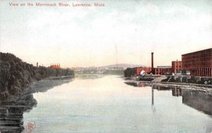 View on the Merrimack River in Lawrence, MA