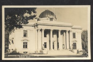 RPPC RENO NEVADA WASHOE COUNTY COURT HOUSE VINTAGE REAL PHOTO POSTCARD