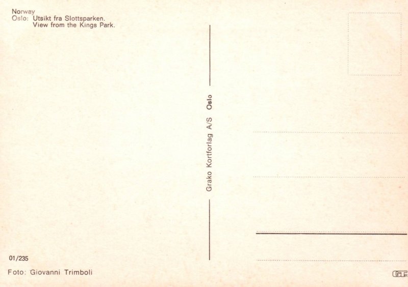 View From King's Park,Oslo,Norway BIN