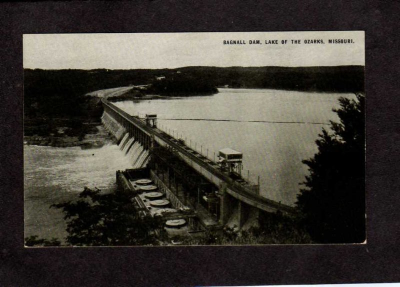 MO Bagnall Dam Lake of the Ozarks Missouri Postcard