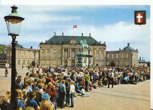 Denmark Postcard - Amalienborg Castle - Copenhagen - Ref 6361A