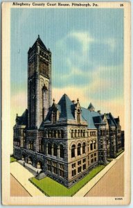 M-10562 Allegheny County Court House Pittsburgh Pennsylvania