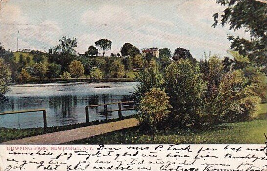 Downing Park Newburgh New York 1908