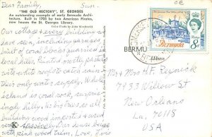 The Old Rectory St. George's Bermuda Postcard