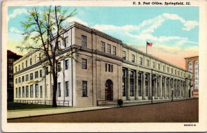 Illinois Springfield Post Office Curteich