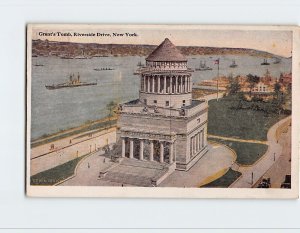 Postcard Grant's Tomb, Riverside Drive, New York City, New York
