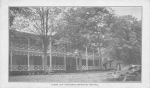 Tathum Springs Kentucky Tathum Spring Hotel Exterior View Postcard AA65458 