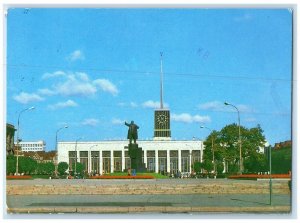 1986 Monument to Lenin Finland Railway System Leningrad Russia Postcard