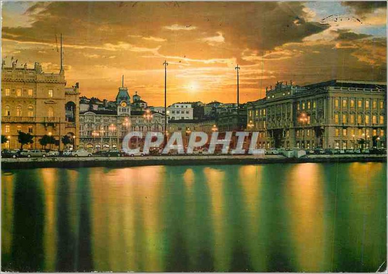 Postcard Modern Trieste Square Unite d'Italia