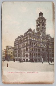 Milwaukee Wisconsin~Chamber Of commerce From Across Street~Vintage Postcard 