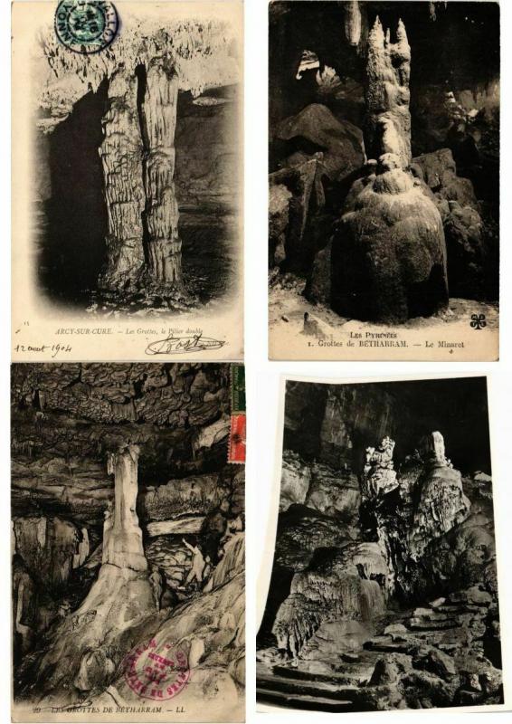 GROTTE CAVES Mostly FRANCE & BELGIUM 900 Cartes Postales Pre-1940