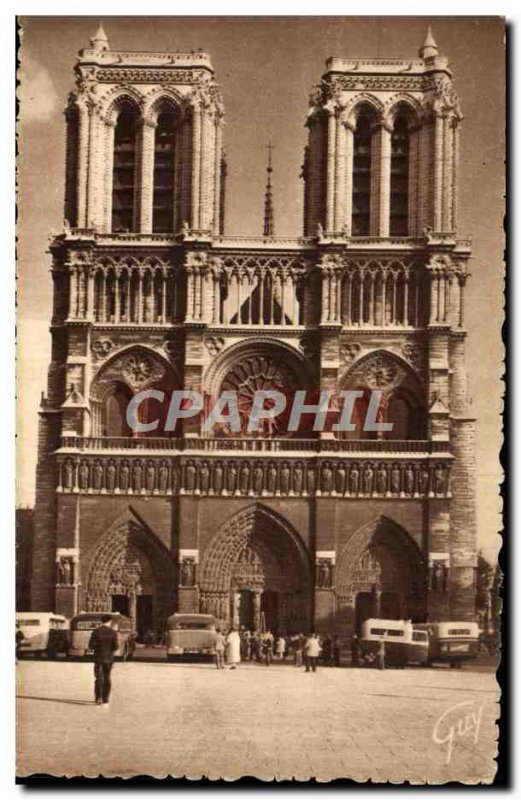 Old Postcard Paris And Its Wonders Cathedrale Notre Dame