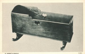 Vintage Postcard Cradle In Which O. Henry Was Rocked Greensboro Public Library