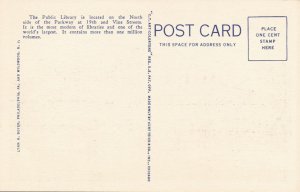 Philadelphia PA, Pennsylvania - Public Library - Linen