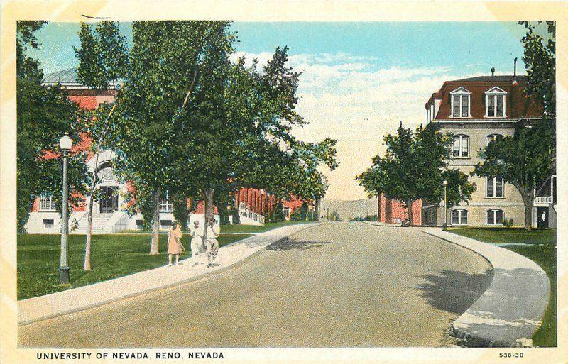 1920s RENO NEVADA University Teich postcard 4200