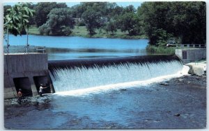 M-42770 The Sauk River Dam Melrose Minnesota