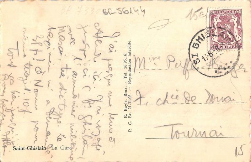 BR56144 la gare Saint Ghislain       Belgium