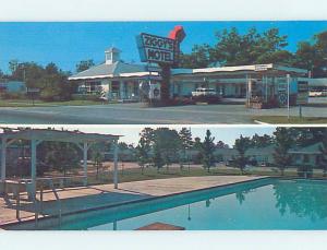 Pre-1980 MOTEL SCENE Bamberg - Near Orangeburg South Carolina SC AD9052