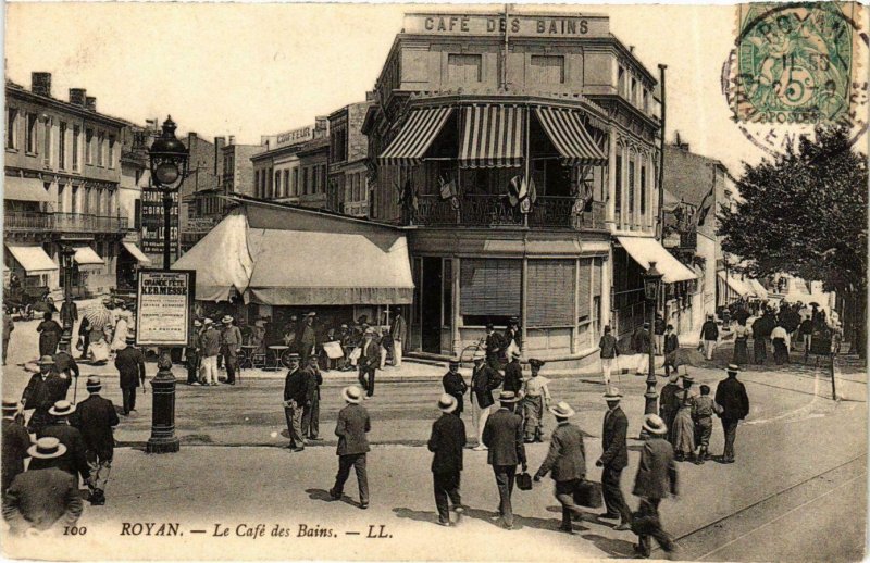 CPA ROYAN - Le Café des Bains (976138)