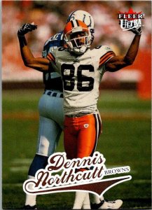 2004 Fleer Football Card Dennis Northcutt Cleveland Browns sk9268