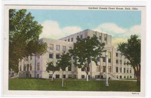 Court House Enid Oklahoma 1953 postcard