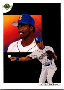 1991 Upper Deck Baseball Card Harold Reynolds Seattle Mariners sk20586