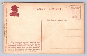 J89/ Old Fort Dalles Oregon Postcard c1910 Bakery Building Men  104