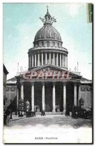 Old Postcard Paris Pantheon